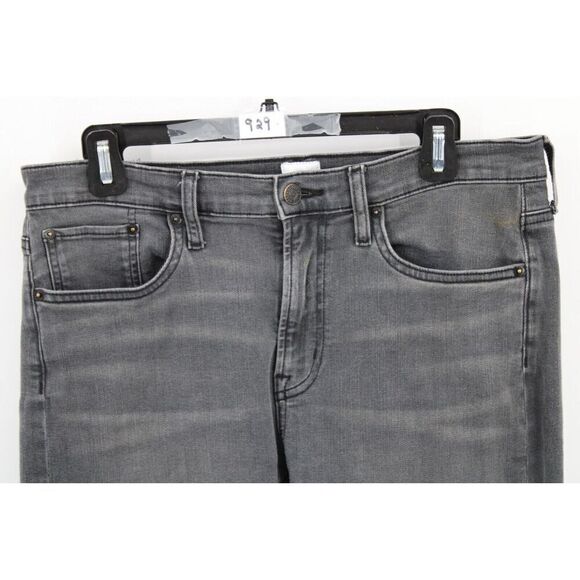 EDWIN ELIN CROP STRAIGHT JEANS Women's Size 29 KNIGHT RYDER GREY WASH - Picture 2 of 8